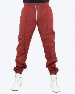 EPTM. EPTM HYPER CARGO PANTS-BURGUNDY