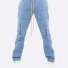 EPTM. EPTM SNAP CARGO PANTS-SKY BLUE