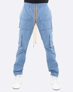 EPTM. EPTM SNAP CARGO PANTS-SKY BLUE