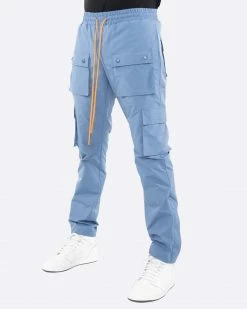 EPTM. EPTM SNAP CARGO PANTS-SKY BLUE