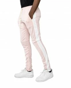 EPTM. EPTM DUSTY PINK/WHITE-TRACK PANTS