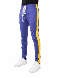 EPTM. EPTM PURPLE/YELLOW-TRACK PANTS