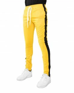 EPTM. EPTM TRACK PANTS-YELLOW BLACK