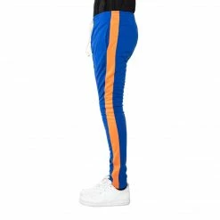EPTM. EPTM TRACK PANTS-BLUE/ORANGE