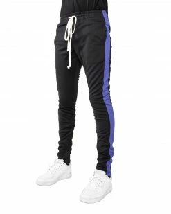 EPTM. EPTM BLACK/PURPLE-TRACK PANTS