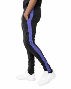 EPTM. EPTM BLACK/PURPLE-TRACK PANTS