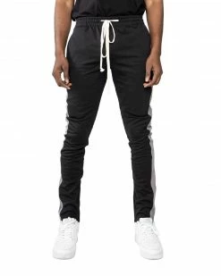 EPTM. EPTM TRACK PANTS-BLACK CHARCOAL