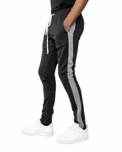 EPTM. EPTM TRACK PANTS-BLACK CHARCOAL