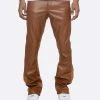 EPTM. EPTM JALEN FLARE PANTS-BROWN