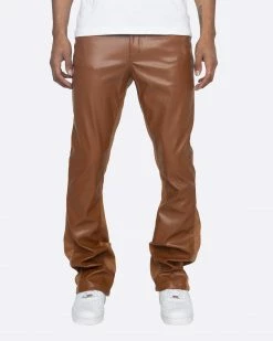 EPTM. EPTM JALEN FLARE PANTS-BROWN