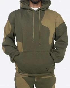 EPTM. EPTM X PASCAL MARBLE HOODIE-OLIVE