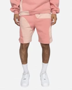 EPTM. EPTM X PASCAL MARBLE SHORTS-PINK