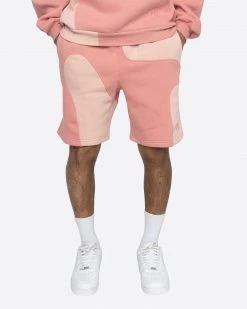 EPTM. EPTM X PASCAL MARBLE SHORTS-PINK