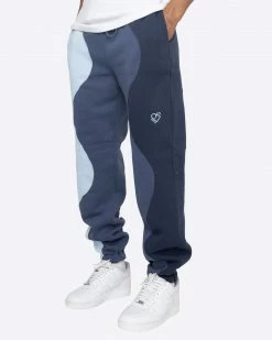 EPTM. EPTM X PASCAL WAVY SWEATPANTS-BLUE