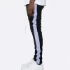 EPTM. EPTM TRACK PANTS-BLACK/LAVENDER