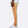 EPTM. EPTM TRACK PANTS-KHAKI/R.ORANGE
