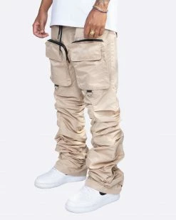 EPTM. EPTM STACKED FLARE CARGOS-KHAKI