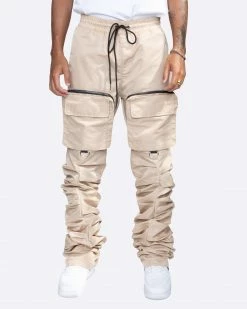 EPTM. EPTM STACKED FLARE CARGOS-KHAKI