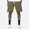 EPTM. EPTM FLEECE CARGO SHORTS- OLIVE