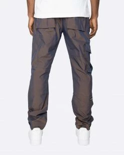 EPTM. CARGOS EPTM 2 TONE CARGO PANTS-PURPLE CHARCOAL