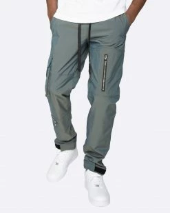 EPTM. EPTM 2 TONE CARGO PANTS-GREEN BLUE