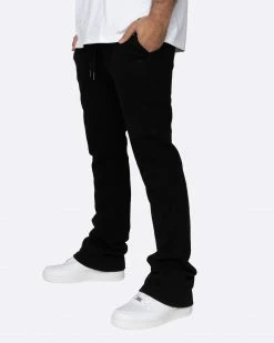 EPTM. SWEATS EPTM FRENCH TERRY FLARE PANTS-BLACK