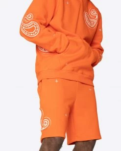 EPTM. HOODIES EPTM PAISLEY HOODIE-ORANGE