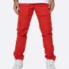 EPTM. EPTM SNAP CARGO PANTS-RED CARGOS