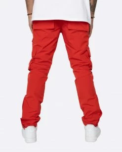 EPTM. EPTM SNAP CARGO PANTS-RED CARGOS