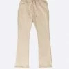 EPTM. EPTM FRENCH TERRY FLARE PANTS-KHAKI