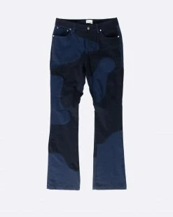 EPTM. DAVE EAST MARBLE PANTS-BLUE/BLUE