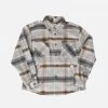 EPTM. EPTM SLIT FLANNEL SHIRT-MOHAIR/ALMOND