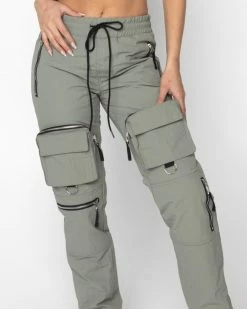 EPTM. BOTTOMS EPTM WOMEN C4 CARGO PANTS-SAGE 5 EPTM. BOTTOMS EPTM WOMEN C4 CARGO PANTS-SAGE
