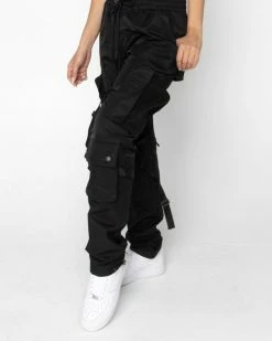 EPTM. BOTTOMS EPTM WOMEN TAYHWA STRAP CARGO-BLACK