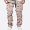 EPTM. EPTM STACKED FLARE CARGOS-DUSTY PINK