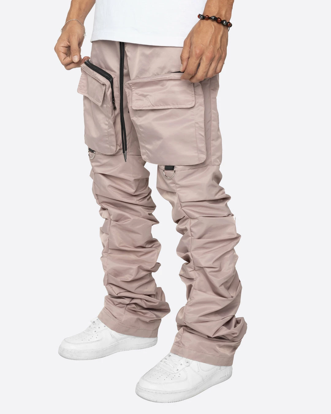 EPTM. EPTM STACKED FLARE CARGOS-DUSTY PINK 2 EPTM. EPTM STACKED FLARE CARGOS-DUSTY PINK