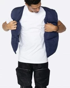 EPTM. VESTS EPTM PUFFER VEST (REVERSIBLE )-NAVY