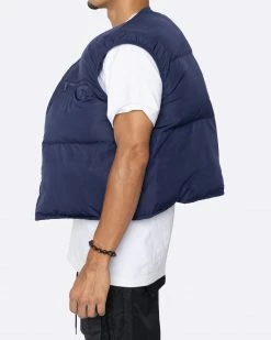 EPTM. VESTS EPTM PUFFER VEST (REVERSIBLE )-NAVY