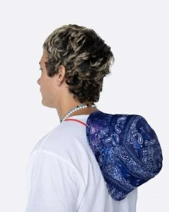 EPTM. ACCESSORIES EPTM TIE DYED BANDANA BUCKET HAT-NAVY 5 EPTM. ACCESSORIES EPTM TIE DYED BANDANA BUCKET HAT-NAVY