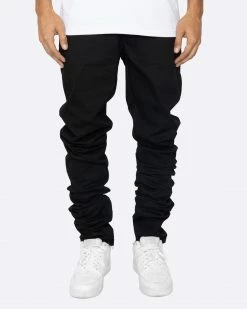 EPTM. EPTM STACKED CHINOS-BLACK PANTS