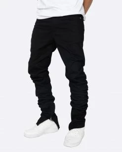 EPTM. EPTM STACKED CHINOS-BLACK PANTS