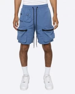EPTM. EPTM COMBAT CARGO SHORTS-DENIM BLUE