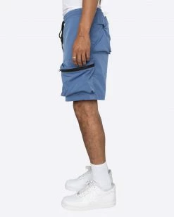 EPTM. EPTM COMBAT CARGO SHORTS-DENIM BLUE