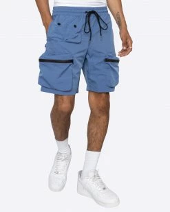 EPTM. EPTM COMBAT CARGO SHORTS-DENIM BLUE