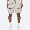 EPTM. EPTM COMBAT CARGO SHORTS-SILVER
