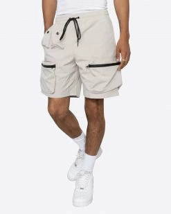 EPTM. EPTM COMBAT CARGO SHORTS-SILVER