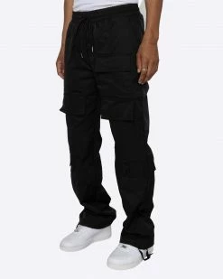 EPTM. EPTM EASY CARGO PANTS - BLACK NEW ARRIVALS