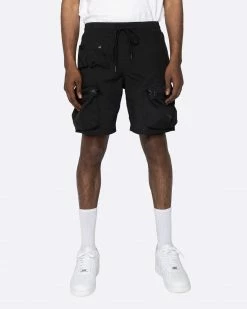 EPTM. NEW ARRIVALS EPTM COMBAT CARGO SHORTS-BLACK