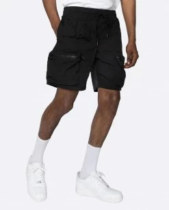 EPTM. NEW ARRIVALS EPTM COMBAT CARGO SHORTS-BLACK