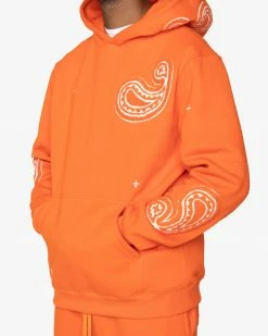 EPTM. HOODIES EPTM PAISLEY HOODIE-ORANGE